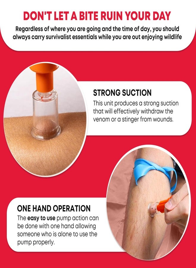 Ever Ready First Aid Snake Bite Venom Extractor Kit Latex Free - Image 4